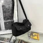 Bolsa de lona lavável série japonesa Ideal para compras, viagens e uso diário. Durável, espaçosa, fácil de limpar e com design exclusivo. — foto 7