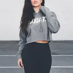 Moda feminina ativo hoodies manga longa colheita topo carta impressão solta com capuz sudaderas mujer harajuku moletom com capuz suor femme — foto 5