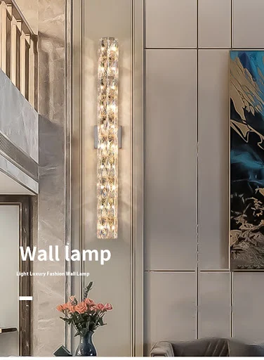 Title 1, Crystal Wall Lamp Living Room Bedroom Stair Wal...