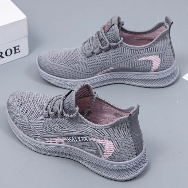 Fly Woven Ademende casual schoenen met zachte zool. Comfortabele en lichte schoenen voor dagelijks gebruik. Ervaar ultiem draagcomfort. — foto 5