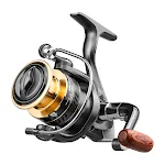 Conjunto de linha de pesca com carretel giratório de metal — foto 4