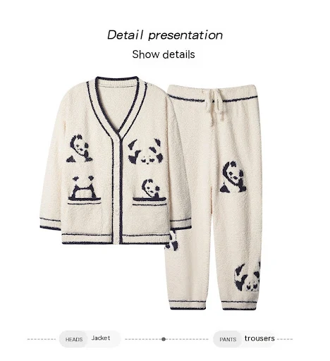 Title 9, Coral Velvet Pajamas Womens Velvet Thickening ...