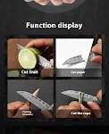 Cuchillo plegable portátil mini VG10 para exteriores, compacto y duradero. Perfecto para acampada, senderismo y supervivencia. — foto 3