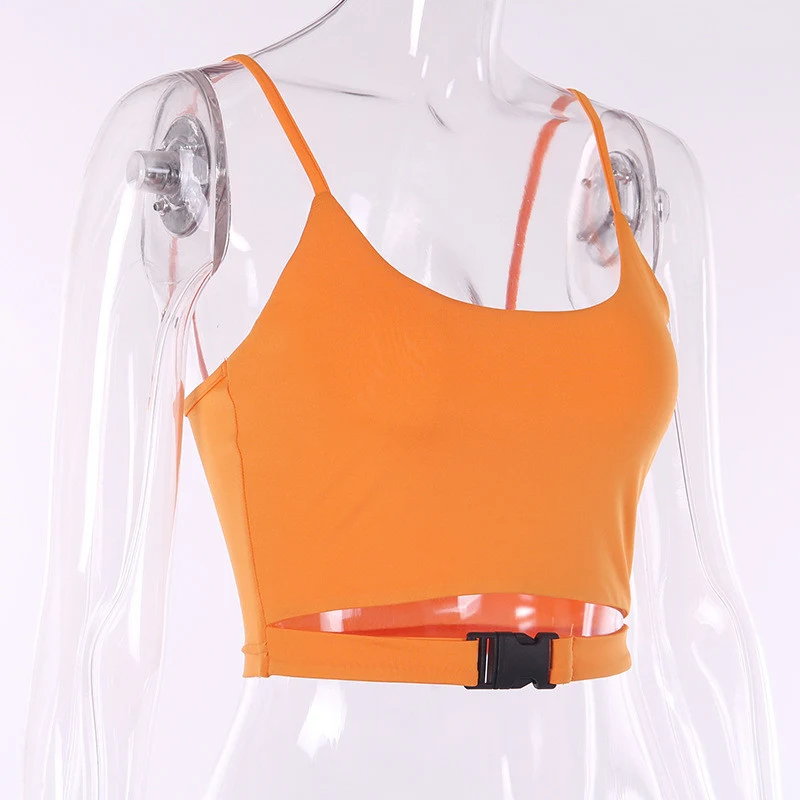 Gilet con fibbia da donna, 3 colori estivi caldi, perfetto per l'estate, leggero e confortevole, ideale per un look fresco e alla moda, un capo must-have. — foto 3