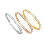 Pulseira de aço titânio requintada com diamantes incrustados e céu estrelado que não desbota, beleza duradoura e brilho eterno. — foto 8
