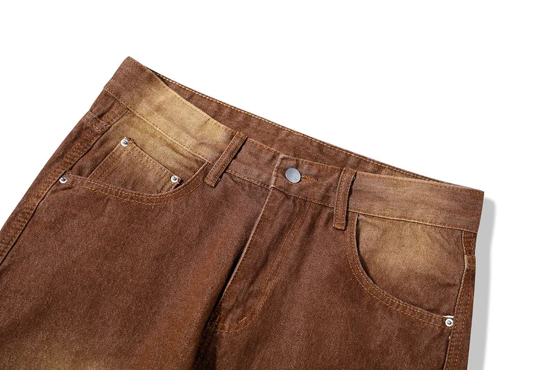 Title 7, Vintage distressed washed side zipper loose str...