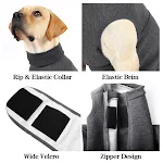 Chaqueta doble de algodón para mascotas, poliéster, para confort emocional, ropa abrigada y suave para perros y gatos, ideal para el invierno. — foto 1