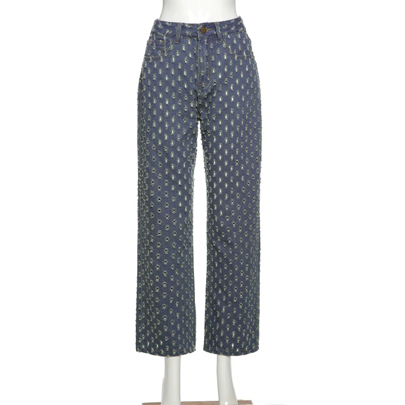Title 6, Jeans donna Net Celebrity, sottili, con strappi...