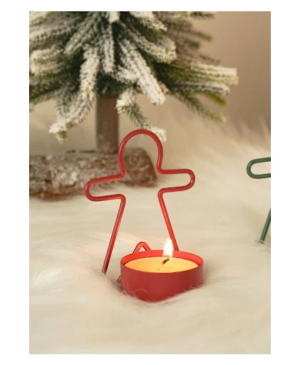 Title 5, Candelabro de Navidad pequeño Hombre de Jengibr...