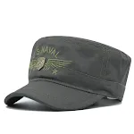 Boné militar camuflado, chapéu plano para homens e mulheres. Perfeito para atividades ao ar livre e proteção solar confiável. — foto 13