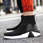 Large size high elastic flying knit sneakers. Experience ultimate comfort and flexibility for your workouts and everyday — photo 5