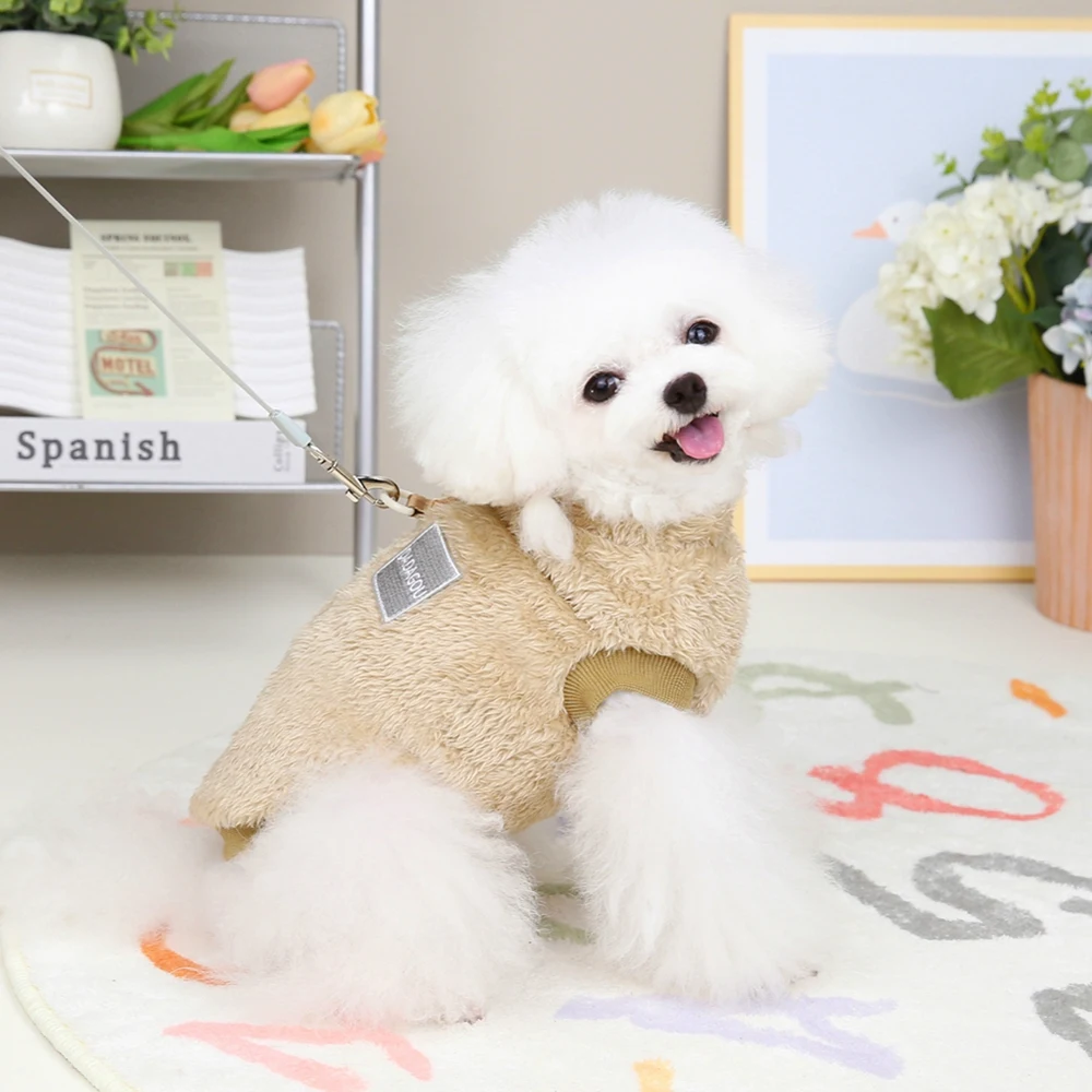 Title 7, Fleece Pet Clothes Warm Dog Vest Coat Pullover ...