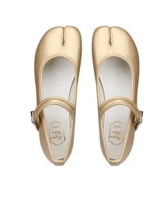 Title 11, Straight Line Buckle Mary Jane Flat Shoes with ...