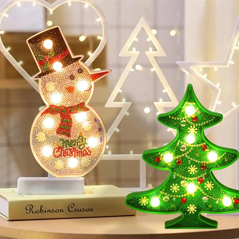 Title 1, Enfeite de Natal Boneco de Neve DIY com Luz LED...