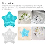 3PCS Silicone Starfish Sink Drain Filter Bathtub Hair Catcher Stopper Drain Hole Filter Strainer for Bathroom Kit — photo 6