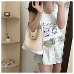 Large Capacity Summer Seaside Vacation Beach Woven Straw Bag. Perfect for carrying your beach essentials in style and co — photo 27