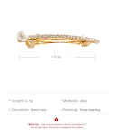 Presilha de Cabelo Diamante Temperamento Fila Única Borda Diamante Elegância Sofisticada para um Look Deslumbrante e Impecável. — foto 4