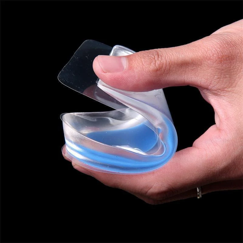 Almohadilla potenciadora de talón de silicona para alivio del dolor y amortiguación. Aumenta la comodidad al caminar y correr. Soporte y protección. — foto 8