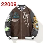 Men's Street Fashion Color Matching Baseball Uniform, providing a stylish, modern and comfortable look for urban, casual — photo 11