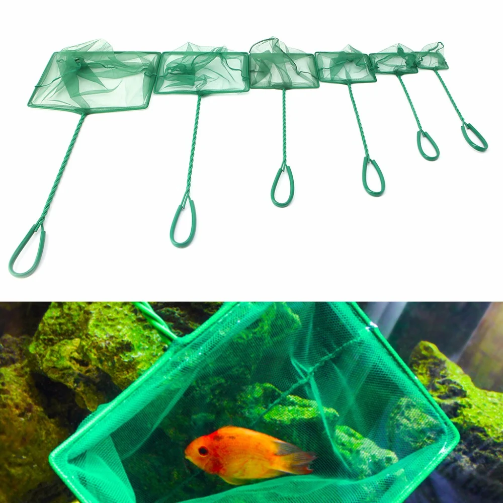 Title 1, 1PC Green Aquarium Fish Tank Square Shrimp Smal...