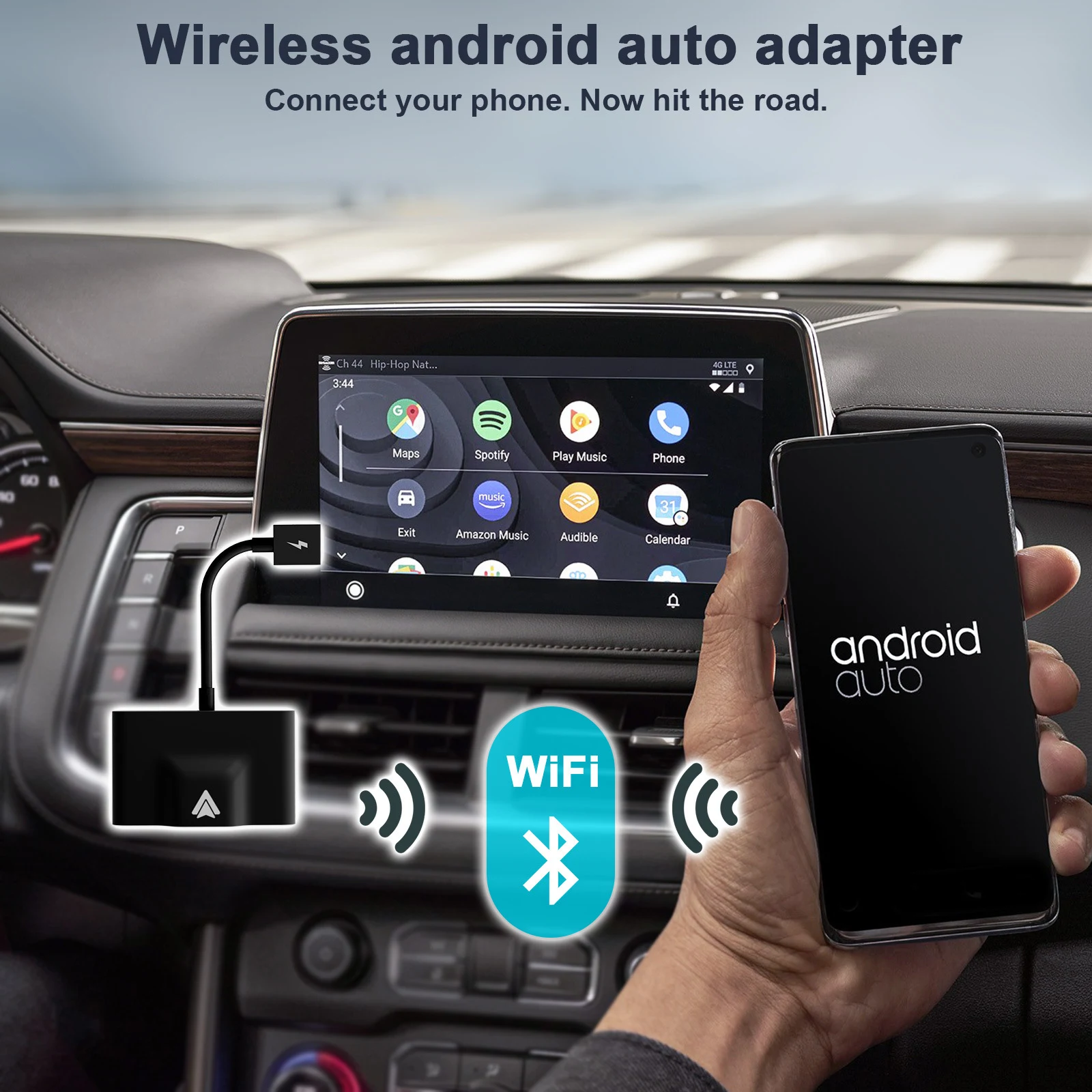 Title 1, New Original Car Wired to Wireless Android Syst...