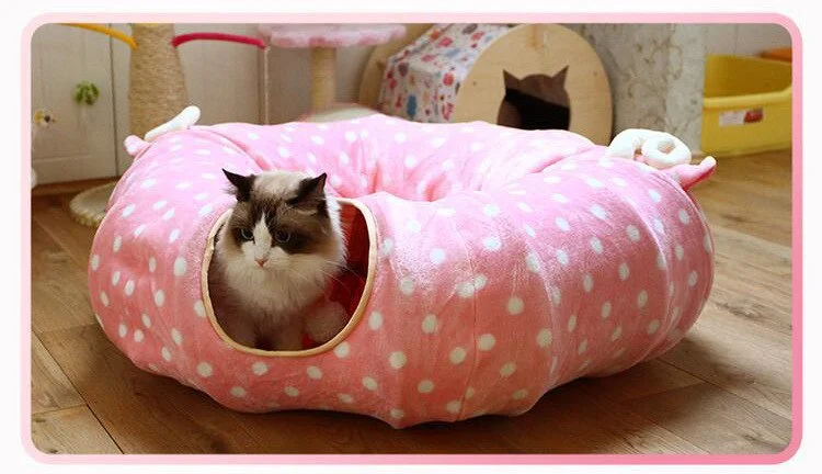 Title 6, Rolling dragon cat litter tunnel, a cozy cat sl...