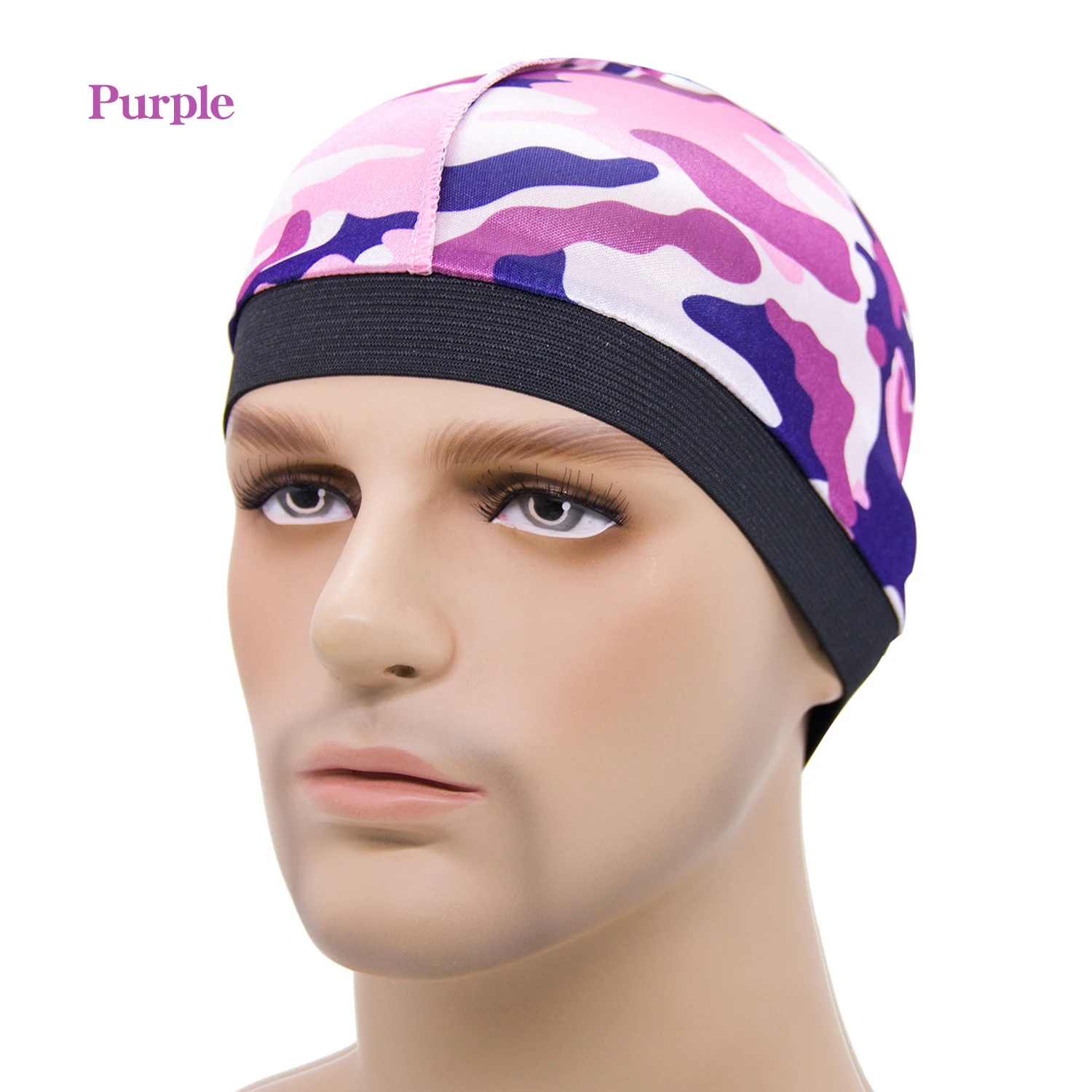 Title 3, Elastic Solid Color Dome Hat Comfortable and Ve...