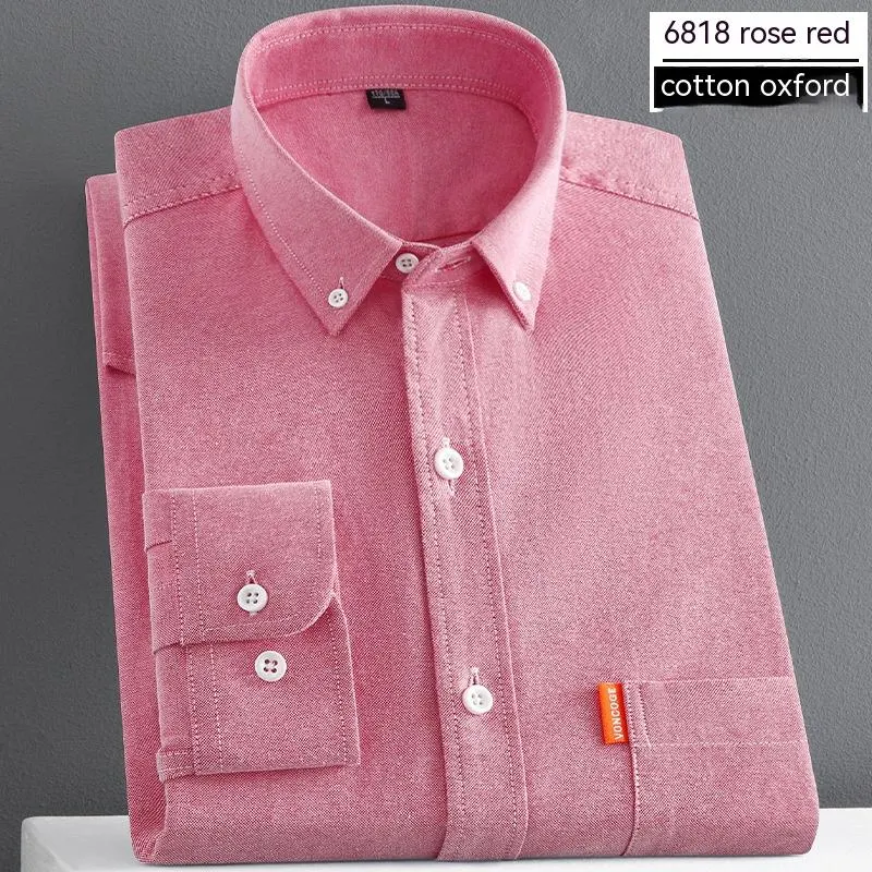 Men's Shirt Long Sleeve Pure Cotton Coat offers comfort and style. Perfect for everyday wear, breathable, soft, and idea — photo 7