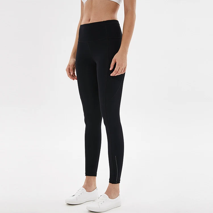 Women's High Waist Skinny Pants with Side Polka Dots and Pockets, a flattering and stylish addition to your wardrobe. — photo 8