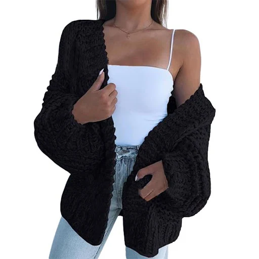 Title 7, Fashion Women Winter Faux Mohair suéter de punt...