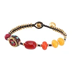 Bracelet bohème ethnique tissé à la main avec clochettes. Un accessoire unique et élégant pour un style bohème enchanteur au quotidien. — photo 2