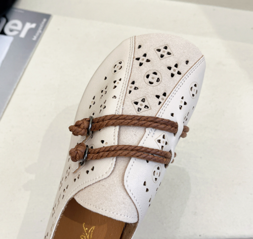 Title 11, Damskie buty w stylu etnicznym retro z klamrą i...