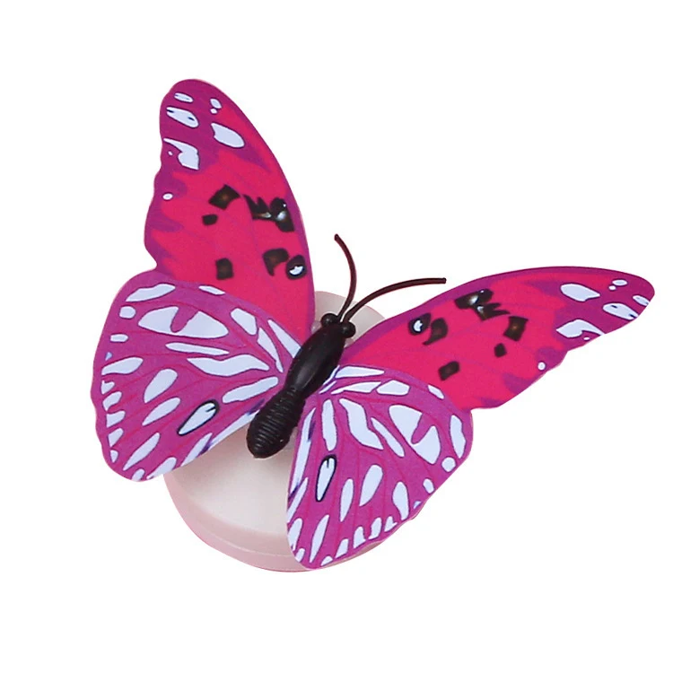Title 3, Single Layer Light-emitting Butterfly Wall Self...