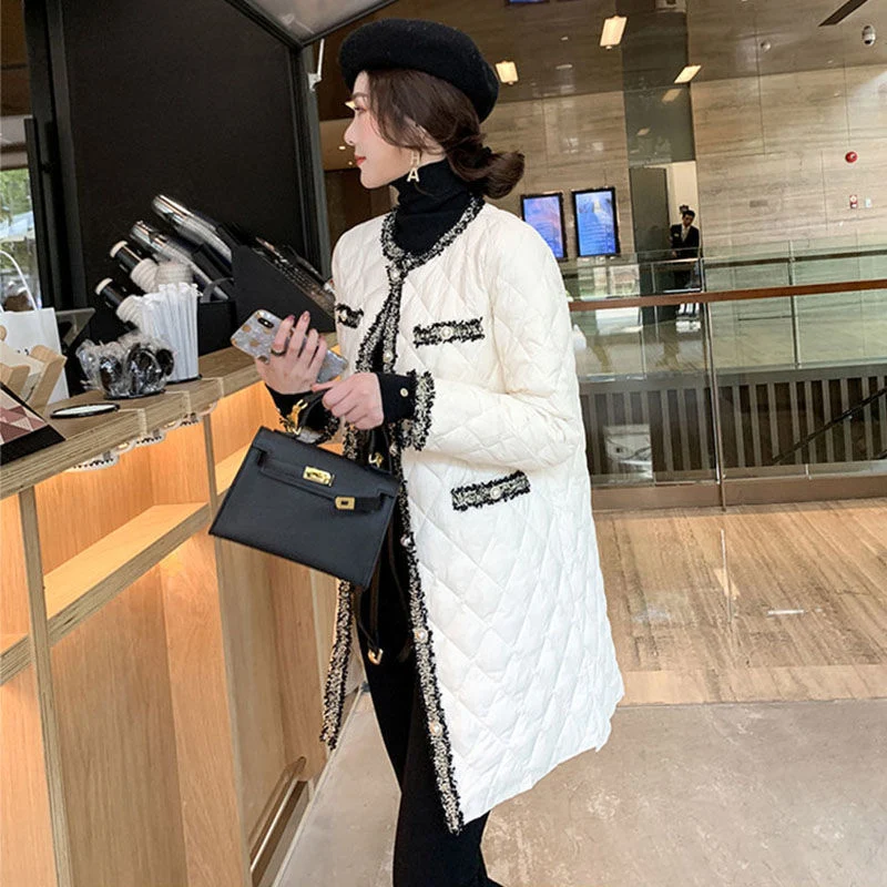 Title 6, Lightweight Mid-length Padded Jacket Womens Qu...