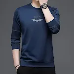Camiseta masculina manga longa verão fina gola redonda leve respirável conforto para dias quentes — foto 5