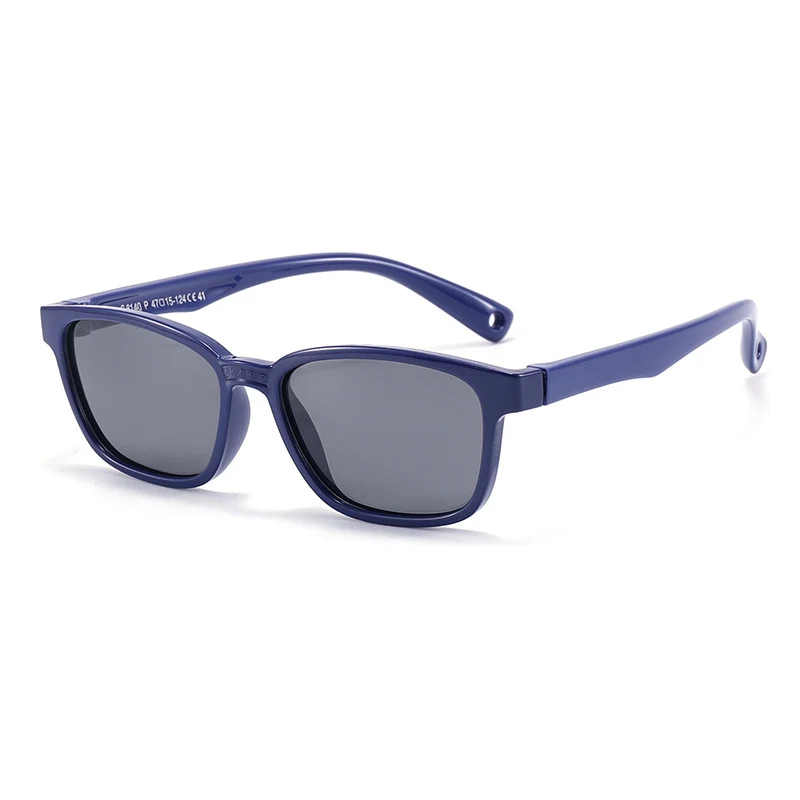 New Square Children's Silicone Polarized Sunglasses. Provide superior eye protection, comfort, and style for kids. Perfe — photo 3