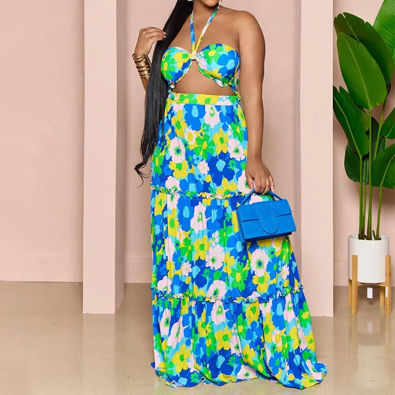 Title 6, Top Tubo Halter Estampado Swing Maiô, ideal par...