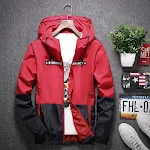 Slim-fit hooded jacket outdoor casual windbreaker. Perfect for outdoor activities, providing wind protection and a styli — photo 2