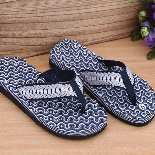 Title 2, Spiral Pattern Beach Flip-flops EVA Non-slip Sl...