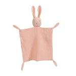 Toalha de Gaze de Algodão para Bebê Coelho Boneca para Dormir, Conforto e Aconchego, Ideal para Acabar com o Choro, Pelúcia Calmante para Bebês — foto 11