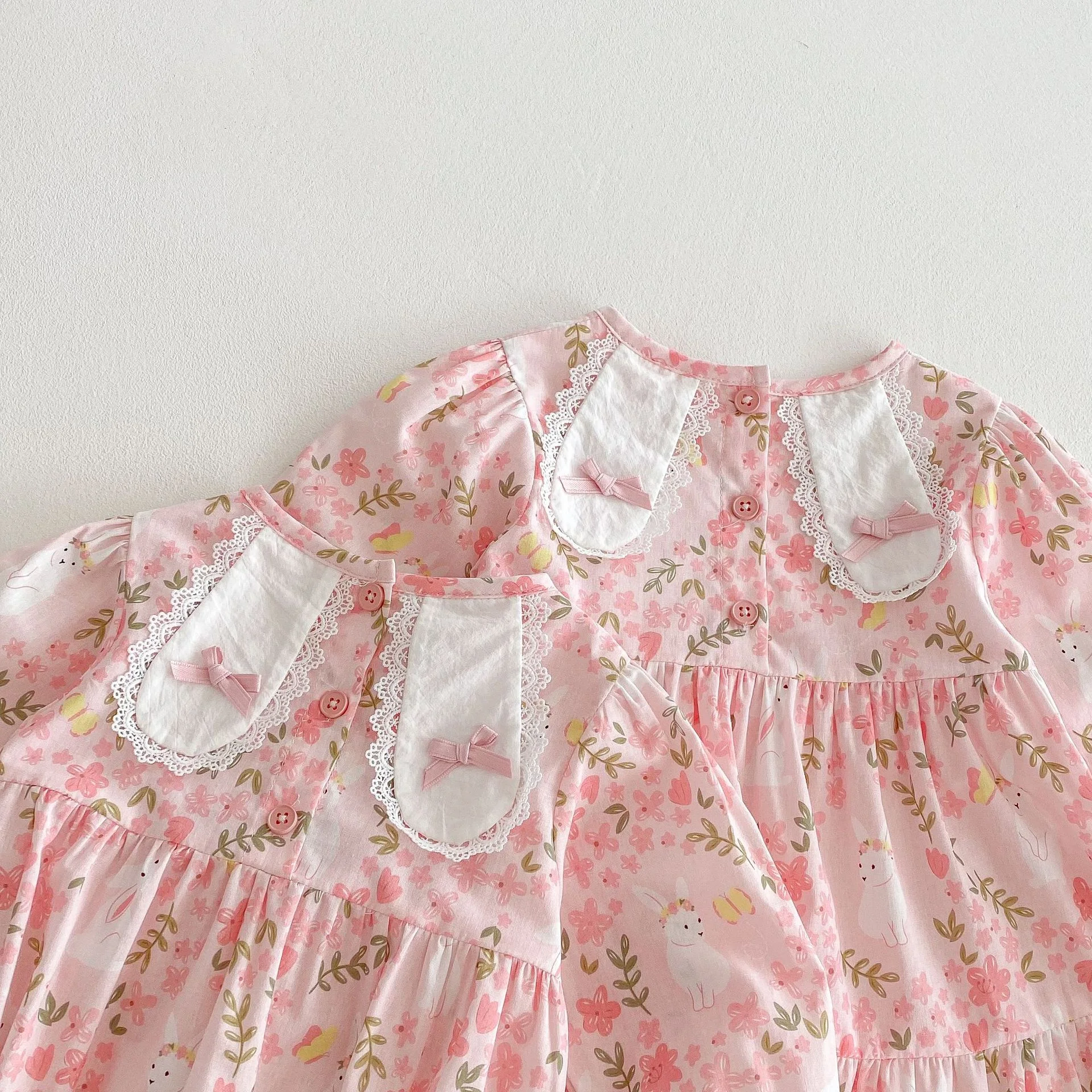 Title 8, Macacão Infantil Floral de Coelho, Roupa de Beb...