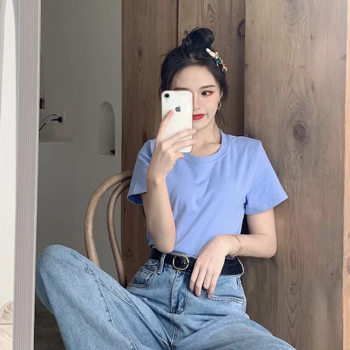 Title 3, Candy Crew Neck Short Sleeve Top Womens Loose ...