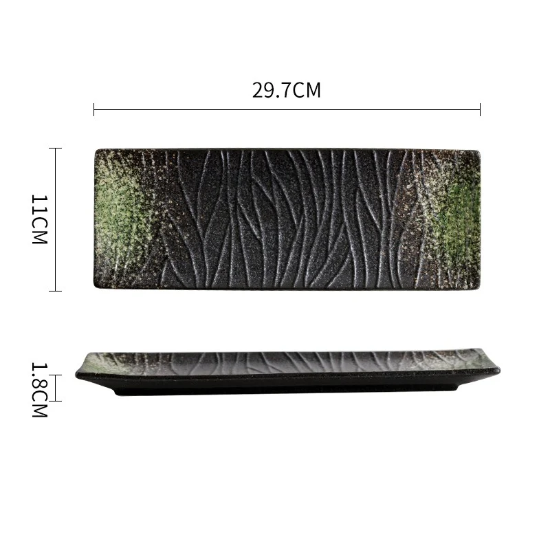 Title 1, Rectangular Japanese ceramic tableware dishes f...