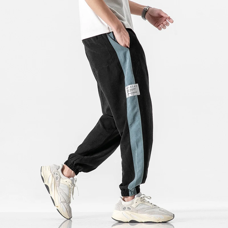 Calças Esportivas Casuais Soltas de Malha Conforto e Estilo para Esportes e Lazer Tecido Respirável Perfeitas para Movimento e Liberdade de Movimentos — foto 2