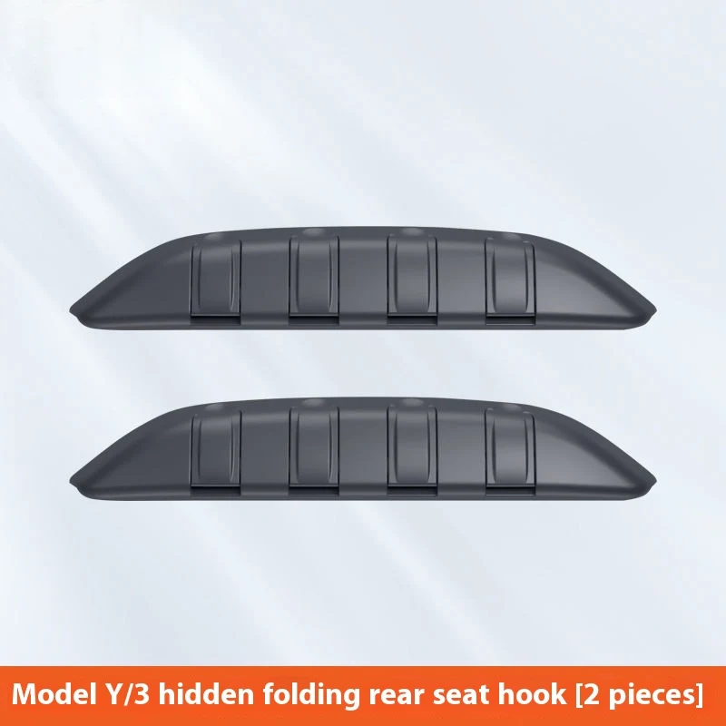 Tesla Hook Auto Rugleuning Opbergruimte. Maximaliseer de ruimte in je Tesla en houd alles netjes opgeruimd. Handige en stijlvolle opbergoplossing. — foto 2
