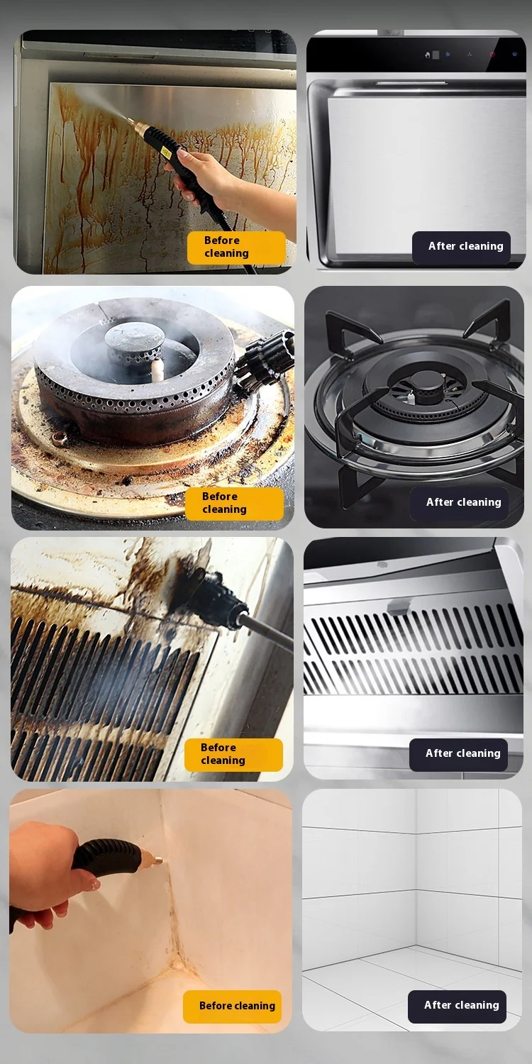 Steam Cleaning Machine High Pressure High Temperature Kitchen Range Hood Cleaning Tool Effortlessly Remove Grease and Gr — photo 1
