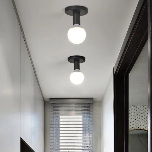 Title 5, Creative Simple Bulb Ceiling Light for Balcony ...