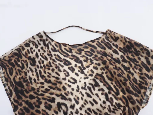Title 9, Womens Fashion Bowknot Animal Print Top
