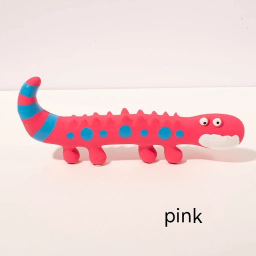 Title 6, Pet Latex Lizard Bite-resistant Molar Dog Toy, ...