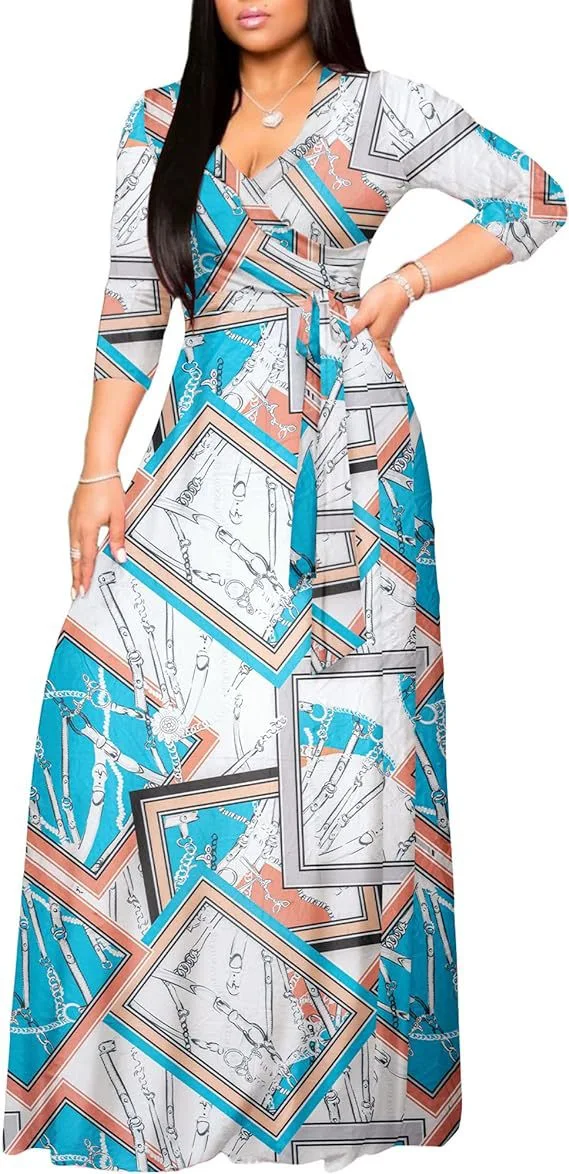 Title 5, European and American leisure fashion floral pr...